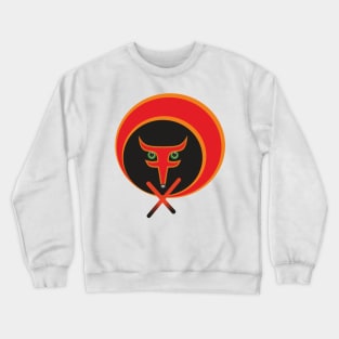 Fox of Life Red-W Crewneck Sweatshirt